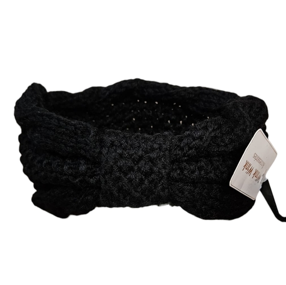 3 Piece Set Headband Women's Hair Wrap Ear Warmer Winter Ivory Tan Black New - Picture 2 of 9